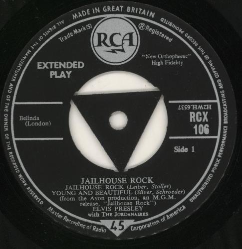 Elvis Presley Jailhouse Rock EP - 1st UK 7